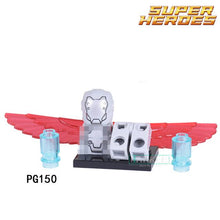 Single Sale Building Blocks Marvel Super Heroes Bricks Black Panthers Captain America Figures DIY Kids Toys Children Model Gift