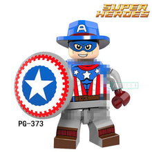 Single Sale Building Blocks Marvel Super Heroes Bricks Black Panthers Captain America Figures DIY Kids Toys Children Model Gift