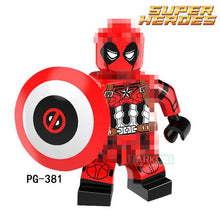 Single Sale Building Blocks Marvel Super Heroes Bricks Black Panthers Captain America Figures DIY Kids Toys Children Model Gift