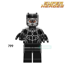 Single Sale Building Blocks Marvel Super Heroes Bricks Black Panthers Captain America Figures DIY Kids Toys Children Model Gift