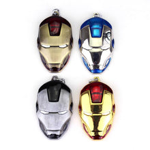 MQCHUN Marvel Super Hero The Avengers Iron Man Mask Keychain 4 Colors Fashion Enamel Metal Pendant Key ring chaveiro llaveros