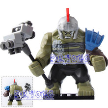 DR TONG Single Sale XH703 Thor Ragnarok 76088 Marvel Super Heroes Building Blocks Bricks Toys Children Gifts X0172