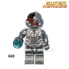Building Blocks Cyborg Aquaman Bizarro Marvel Figures Super Heroes Avengers Star Wars Action Bricks Kids DIY Toys Hobbies X0167