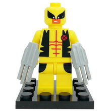 Marvel Wolverine Figure Single Sale X-Men Super Hero Building Blocks Sets Models Bricks Toys for Children