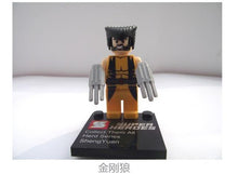 Marvel Wolverine Figure Single Sale X-Men Super Hero Building Blocks Sets Models Bricks Toys for Children