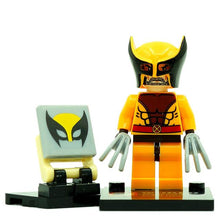 Marvel Wolverine Figure Single Sale X-Men Super Hero Building Blocks Sets Models Bricks Toys for Children
