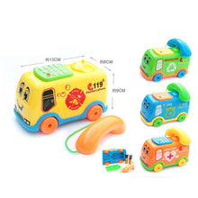 Baby Toys Music Cartoon Bus Phone Educational