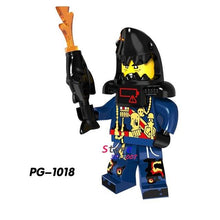 Single Super Hero Marvel Daredevil Spider-Man Masked Robber Punisher Odin Shocker Comics building blocks bricks toy for children