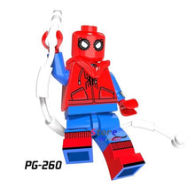 Single Super Hero Marvel Daredevil Spider-Man Masked Robber Punisher Odin Shocker Comics building blocks bricks toy for children