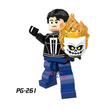 Single Super Hero Marvel Daredevil Spider-Man Masked Robber Punisher Odin Shocker Comics building blocks bricks toy for children