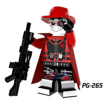 Single Super Hero Marvel Daredevil Spider-Man Masked Robber Punisher Odin Shocker Comics building blocks bricks toy for children