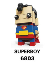 Decool Batman Iron Man Super Man Blocks Bricks Headz military Action Figures Toy for Children Fit for Lego for minifigure Marvel