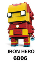 Decool Batman Iron Man Super Man Blocks Bricks Headz military Action Figures Toy for Children Fit for Lego for minifigure Marvel
