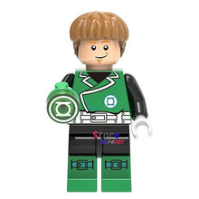 Single Super Hero Superboy Firestorm Captain Booster Cold Elektra Green Lantern Dark Archer building blocks toys for children