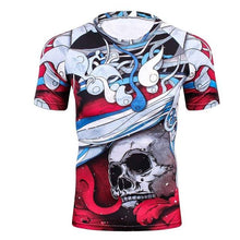 New Men Youth 3D T-Shirt Marvel Superhero Spiderman Ironman T Shirt Man Fitness tee Compression Shirt High elastic Tights