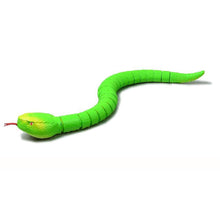 Remote Control Snake Rattlesnake Animal Trick Terrifying Mischief Toy Black