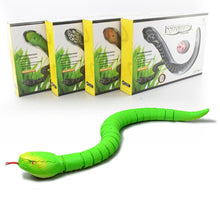 Remote Control Snake Rattlesnake Animal Trick Terrifying Mischief Toy Black