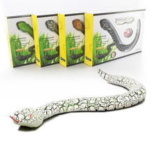 Remote Control Snake Rattlesnake Animal Trick Terrifying Mischief Toy Black
