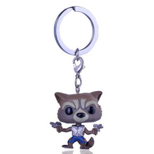 Funko Pop Keychain Overwatch Marvel rick and morty Key chain Movie Anime Key ring Daenerys Targaryen Figure Kid Toy