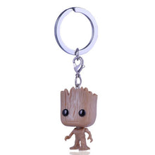 Funko Pop Keychain Overwatch Marvel rick and morty Key chain Movie Anime Key ring Daenerys Targaryen Figure Kid Toy