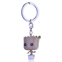Funko Pop Keychain Overwatch Marvel rick and morty Key chain Movie Anime Key ring Daenerys Targaryen Figure Kid Toy