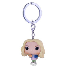 Funko Pop Keychain Overwatch Marvel rick and morty Key chain Movie Anime Key ring Daenerys Targaryen Figure Kid Toy
