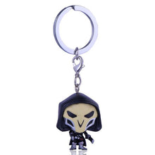 Funko Pop Keychain Overwatch Marvel rick and morty Key chain Movie Anime Key ring Daenerys Targaryen Figure Kid Toy