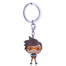 Funko Pop Keychain Overwatch Marvel rick and morty Key chain Movie Anime Key ring Daenerys Targaryen Figure Kid Toy