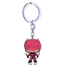 Funko Pop Harri Potter Keychain Marvel Captain America Movie Anime Key chain iron Man Figure Game of Thrones Key ring Kid Toy