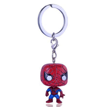 Funko Pop Harri Potter Keychain Marvel Captain America Movie Anime Key chain iron Man Figure Game of Thrones Key ring Kid Toy