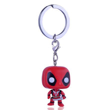 Funko Pop Harri Potter Keychain Marvel Captain America Movie Anime Key chain iron Man Figure Game of Thrones Key ring Kid Toy