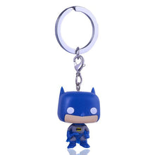 Funko Pop Harri Potter Keychain Marvel Captain America Movie Anime Key chain iron Man Figure Game of Thrones Key ring Kid Toy