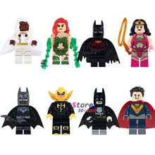 Single DC Marvel Hero Batman Poison Ivy Wonder Woman Superman Iron Fist Storm building blocks bricks toys for children