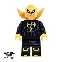Single DC Marvel Hero Batman Poison Ivy Wonder Woman Superman Iron Fist Storm building blocks bricks toys for children