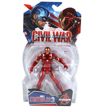 Disney Marvel 7" Legends Civil War Iron Man Captain America Black Panther Vision Falcon Iron Man PVC Action Figure toy