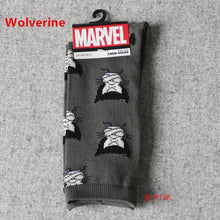 Marvel Comics Hero Knee-High Sock Iron Man Captain America The Hulk Batman Superman Spiderman Cartoon Pattern Casual Sock