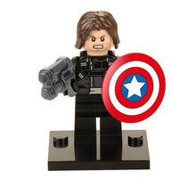 Black panther super heroes legoing marvel Captain America Building Blocks Toys for children Spiderman Iron Man for legoing
