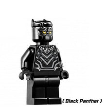 Black panther super heroes legoing marvel Captain America Building Blocks Toys for children Spiderman Iron Man for legoing