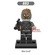 Single star wars superheroes building blocks Guardians of the Galaxy  model bricks toys for children brinquedos menino