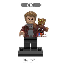 Single star wars superheroes building blocks Guardians of the Galaxy  model bricks toys for children brinquedos menino