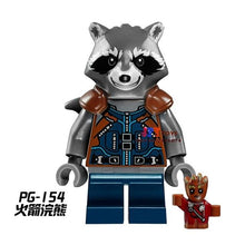 Single star wars superheroes building blocks Guardians of the Galaxy  model bricks toys for children brinquedos menino