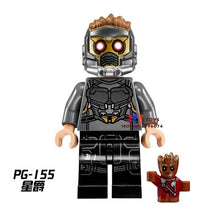 Single star wars superheroes building blocks Guardians of the Galaxy  model bricks toys for children brinquedos menino