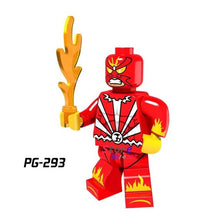 Single Super Hero Marvel Comics  X-men Saber-toothed Colossus Pogue Shadowcat Bishop Spiderman building blocks toys for children