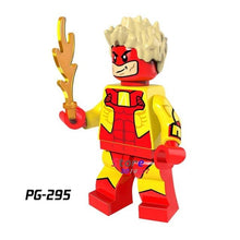 Single Super Hero Marvel Comics  X-men Saber-toothed Colossus Pogue Shadowcat Bishop Spiderman building blocks toys for children