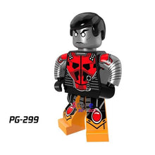 Single Super Hero Marvel Comics  X-men Saber-toothed Colossus Pogue Shadowcat Bishop Spiderman building blocks toys for children