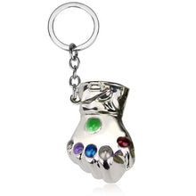 Marvel Comics Avengers & the Infinity Gauntlet Key Chain Thanos Power time space soul truth and ideas 3D Energy gloves Key Ring