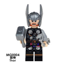 Single Thor Ghost Rider Motorcycle Captain America Antman Luke Cage Tigress Blade building blocks bricks toys for children
