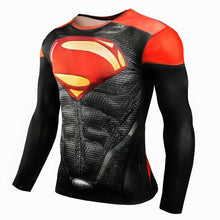 Black Panther T Shirt Men Fitness Compression Shirt Men Superman Captain America Long Sleeve 3D Marvel T shirt MMA Anime T-shirt