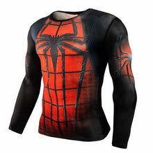 Black Panther T Shirt Men Fitness Compression Shirt Men Superman Captain America Long Sleeve 3D Marvel T shirt MMA Anime T-shirt