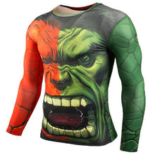 Black Panther T Shirt Men Fitness Compression Shirt Men Superman Captain America Long Sleeve 3D Marvel T shirt MMA Anime T-shirt